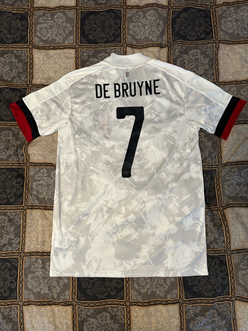 Adidas Belgium Soccer Away Jersey 2020 De Bruyne #7